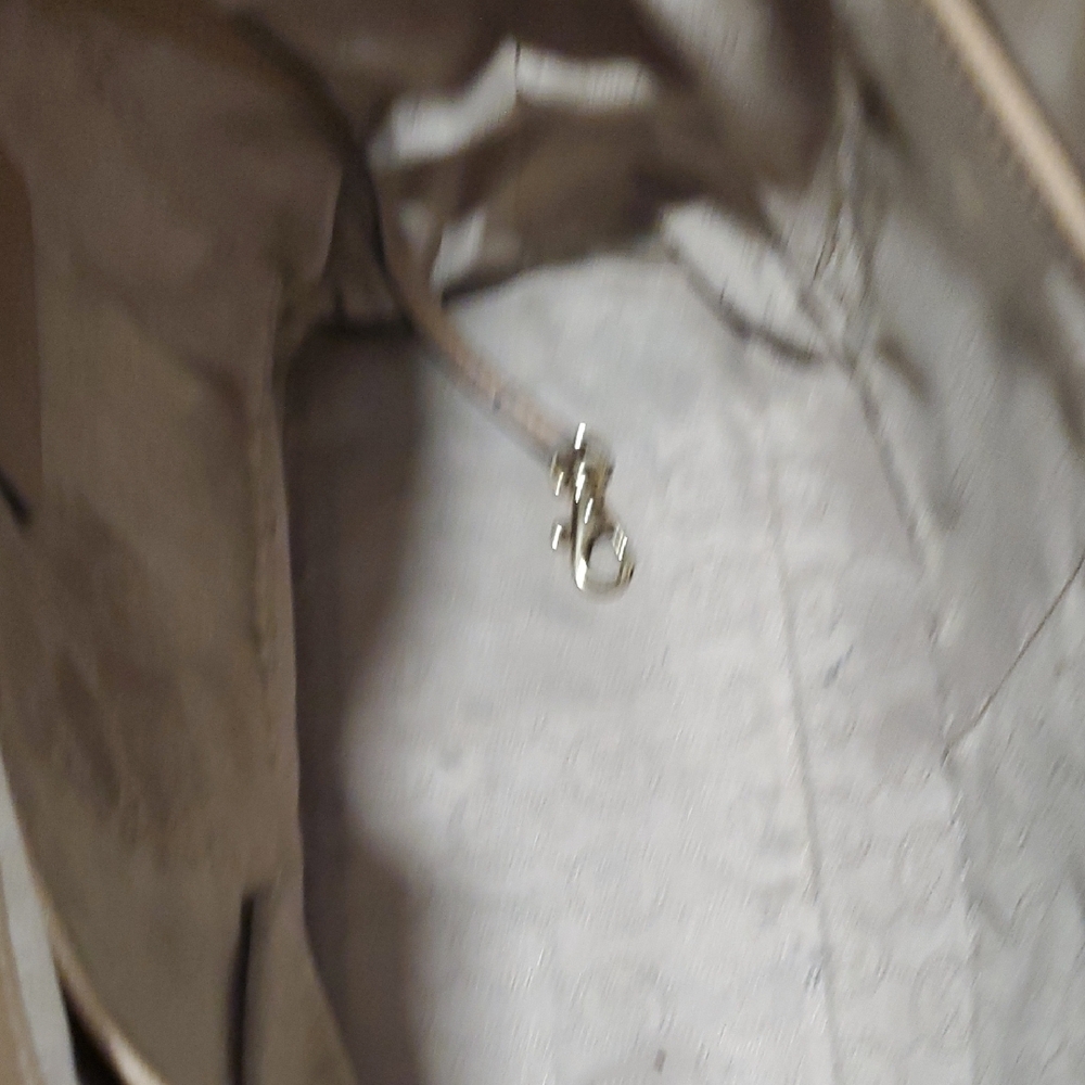 Michael Kors Tan Leather Tote with Signature Charm - Picture 8 of 12